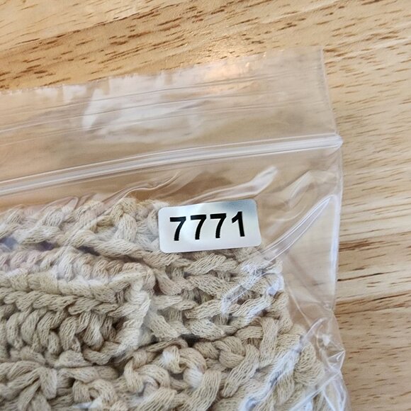 LOFT Women's Short Sleeve V Neck Pullover Sweater Open Knit Acrylic Beige Size S - Picture 10 of 10